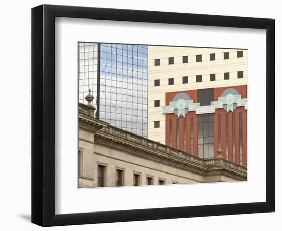 Architecture of Portland, Oregon, USA-William Sutton-Framed Photographic Print