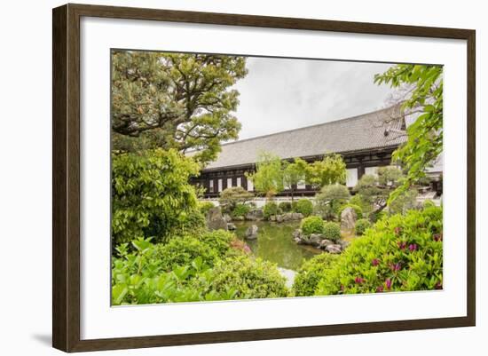 Architecture of Sanjusangendo Which is Famous for its 1001 Statues of Kannon, the Goddess of Mercy-elwynn-Framed Photographic Print