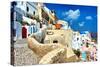 Architecture of Santorini-Maugli-l-Stretched Canvas