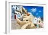 Architecture of Santorini-Maugli-l-Framed Photographic Print