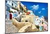 Architecture of Santorini-Maugli-l-Mounted Photographic Print