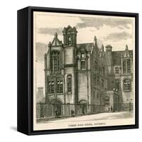 Architecture of the London School Board: Gideon Road School, Battersea, London-null-Framed Stretched Canvas