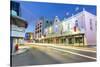 Architecture on Broad Street, Bridgetown, St. Michael, Barbados, West Indies, Caribbean, Central Am-Frank Fell-Stretched Canvas