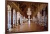 Architecture: View of the Galerie Des Glaces in Versailles Restored by Architect Jules Hardouin-Man-Jules Hardouin Mansart-Framed Giclee Print