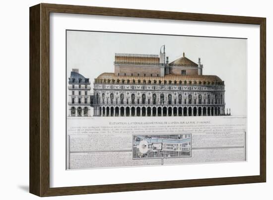 Architecturical Project-Amédée Couder-Framed Giclee Print