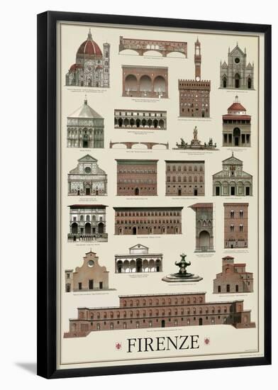 Architettura Firenze-null-Framed Poster