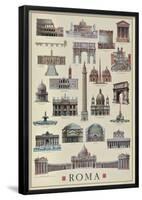 Architettura Roma-null-Framed Poster