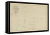Archives MAN-Bibliothèque- chemise de planches de dessins non reliées [Voyage] Bertrand 1873-II.21-null-Framed Stretched Canvas