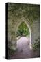 Archway, Abbey of St. Wandrille, Saint-Wandrille-Rancon, Normandy, France-Lisa S. Engelbrecht-Stretched Canvas