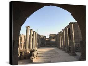 Archway, Ancient City Archaelogical Ruins, Unesco World Heritage Site, Bosra, Syria, Middle East-Christian Kober-Stretched Canvas