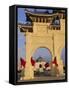 Archway and Chiang Kaishek (Chiang Kai Shek) Memorial Hall, Taipei, Taiwan, Asia-Alain Evrard-Framed Stretched Canvas