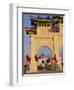 Archway and Chiang Kaishek (Chiang Kai Shek) Memorial Hall, Taipei, Taiwan, Asia-Alain Evrard-Framed Photographic Print