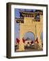 Archway and Chiang Kaishek (Chiang Kai Shek) Memorial Hall, Taipei, Taiwan, Asia-Alain Evrard-Framed Photographic Print