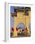 Archway and Chiang Kaishek (Chiang Kai Shek) Memorial Hall, Taipei, Taiwan, Asia-Alain Evrard-Framed Photographic Print