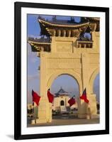 Archway and Chiang Kaishek (Chiang Kai Shek) Memorial Hall, Taipei, Taiwan, Asia-Alain Evrard-Framed Photographic Print