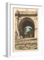 Archway at Courthouse, Santa Barbara, California-null-Framed Art Print
