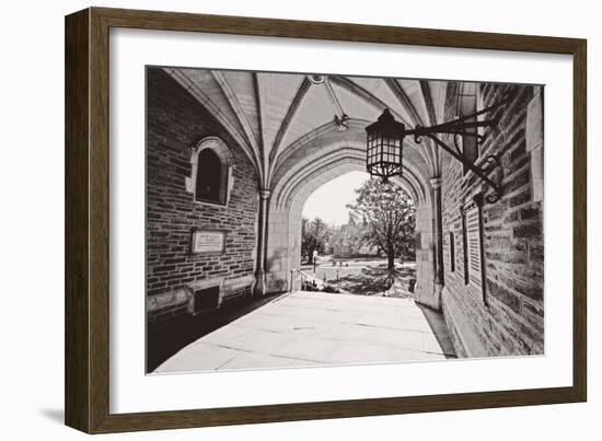 Archway, Blair Hall, Princeton University, NJ-George Oze-Framed Photographic Print