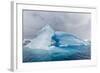 Archway Formed in a Glacial Iceberg at Cierva Cove, Antarctica, Polar Regions-Michael Nolan-Framed Photographic Print