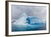 Archway Formed in a Glacial Iceberg at Cierva Cove, Antarctica, Polar Regions-Michael Nolan-Framed Photographic Print