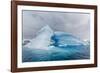 Archway Formed in a Glacial Iceberg at Cierva Cove, Antarctica, Polar Regions-Michael Nolan-Framed Photographic Print