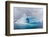 Archway Formed in a Glacial Iceberg at Cierva Cove, Antarctica, Polar Regions-Michael Nolan-Framed Photographic Print