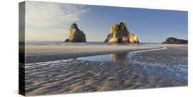 Archway Islands, Wharariki Beach, Tasman, South Island, New Zealand-Rainer Mirau-Stretched Canvas