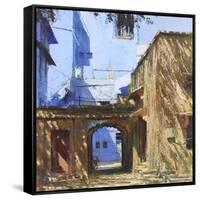 Archway, Jodphur, 2017-Andrew Gifford-Framed Stretched Canvas