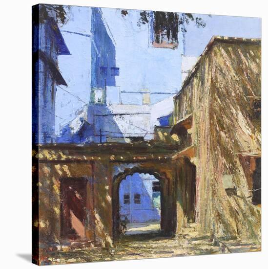 Archway, Jodphur, 2017-Andrew Gifford-Stretched Canvas