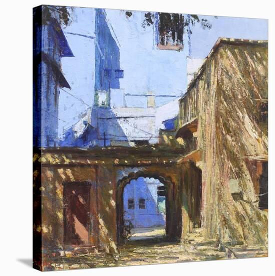 Archway, Jodphur, 2017-Andrew Gifford-Stretched Canvas