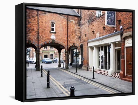 Archway Leading to Front Street, Tynemouth, North Tyneside, Tyne and Wear, England, United Kingdom,-Mark Sunderland-Framed Stretched Canvas