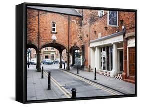 Archway Leading to Front Street, Tynemouth, North Tyneside, Tyne and Wear, England, United Kingdom,-Mark Sunderland-Framed Stretched Canvas