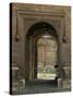 Archway Leading to the Bodleian Library, Oxford, Oxfordshire, England, United Kingdom-Ruth Tomlinson-Stretched Canvas
