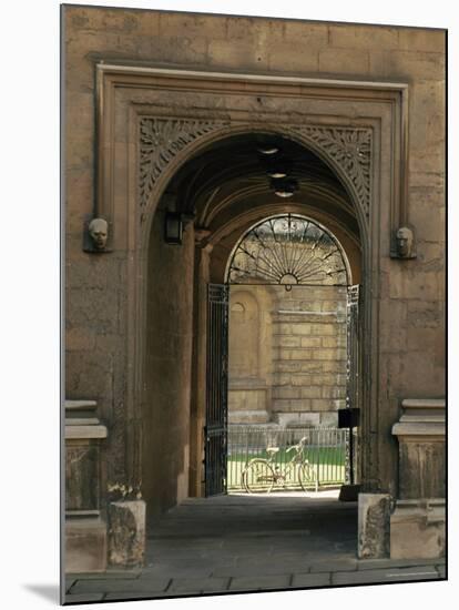 Archway Leading to the Bodleian Library, Oxford, Oxfordshire, England, United Kingdom-Ruth Tomlinson-Mounted Photographic Print