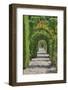 Archway of trees in the gardens of the Alhambra, Granada, Spain.-Julie Eggers-Framed Photographic Print