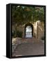 Archway to Pool at Tierra del Sol Golf Club and Spa, Aruba, Caribbean-Lisa S^ Engelbrecht-Framed Stretched Canvas