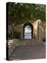 Archway to Pool at Tierra del Sol Golf Club and Spa, Aruba, Caribbean-Lisa S^ Engelbrecht-Stretched Canvas