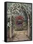 Archway to the Garden-Elizabeth Wright-Framed Stretched Canvas