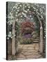 Archway to the Garden-Elizabeth Wright-Stretched Canvas