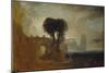 Archway with Trees by the Sea; Sketch for 'The Parting of Hero and Leander'-J. M. W. Turner-Mounted Giclee Print