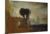 Archway with Trees by the Sea; Sketch for 'The Parting of Hero and Leander'-J. M. W. Turner-Mounted Giclee Print