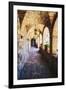 Archways Of A Tuscan Castle In Napa Valley-George Oze-Framed Photographic Print