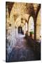 Archways Of A Tuscan Castle In Napa Valley-George Oze-Stretched Canvas