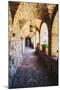 Archways Of A Tuscan Castle In Napa Valley-George Oze-Mounted Photographic Print