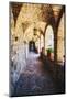 Archways Of A Tuscan Castle In Napa Valley-George Oze-Mounted Photographic Print