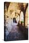 Archways Of A Tuscan Castle In Napa Valley-George Oze-Stretched Canvas