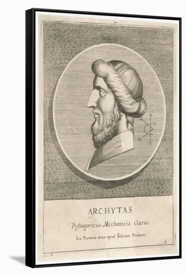 Archytas of Tarentum Greek Philosopher Scientist and Soldier Follower of Pythagoras-null-Framed Stretched Canvas