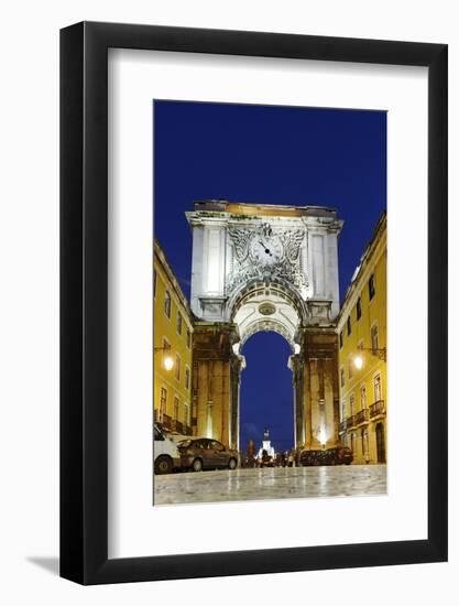 Arco Da Rua Augusta, Praca Do Comercio, Commercial Square, Baixa District, Lisbon, Portugal-Axel Schmies-Framed Photographic Print