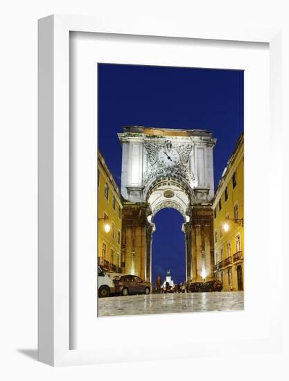 Arco Da Rua Augusta, Praca Do Comercio, Commercial Square, Baixa District, Lisbon, Portugal-Axel Schmies-Framed Photographic Print