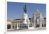 Arco da Rua Augusta triumphal arch, King Jose I Monument, Praca do Comercio, Baixa, Lisbon, Portuga-Markus Lange-Framed Photographic Print