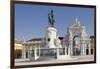 Arco da Rua Augusta triumphal arch, King Jose I Monument, Praca do Comercio, Baixa, Lisbon, Portuga-Markus Lange-Framed Photographic Print